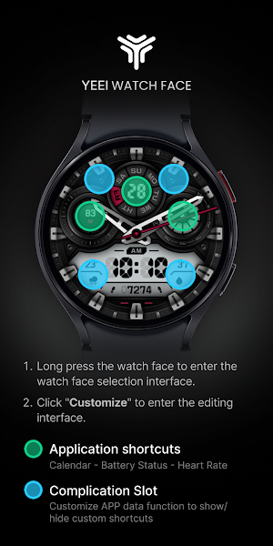 LCD Techno Watch Face Screenshot 2