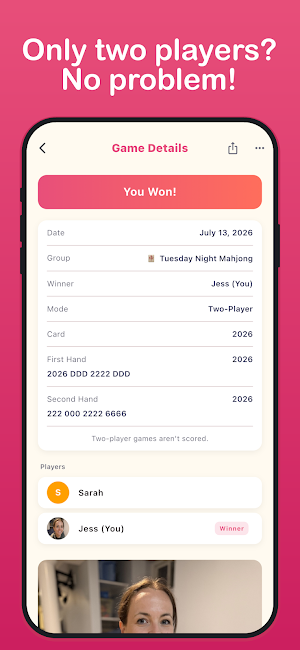 MahWins: Mahjong Game Tracker Screenshot 3