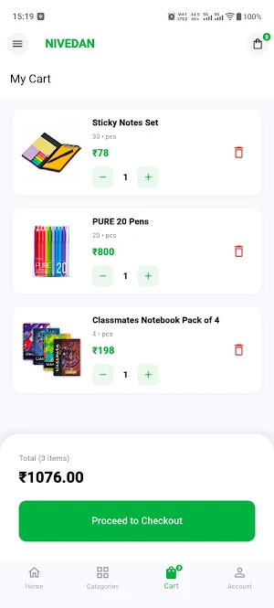 NIVEDAN Screenshot 1