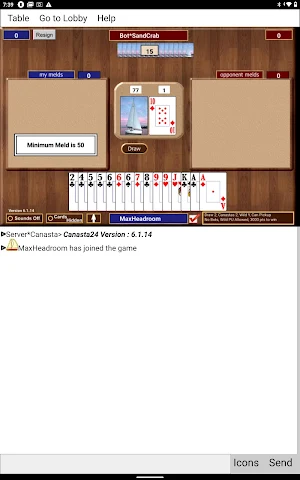 SHGCanasta Screenshot 0