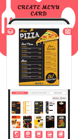 Menu Maker Screenshot 1
