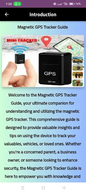 magnetic gps tracker guide Screenshot 1