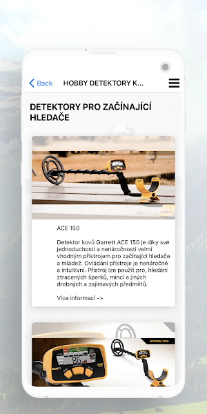 Detektory kovu Screenshot 2