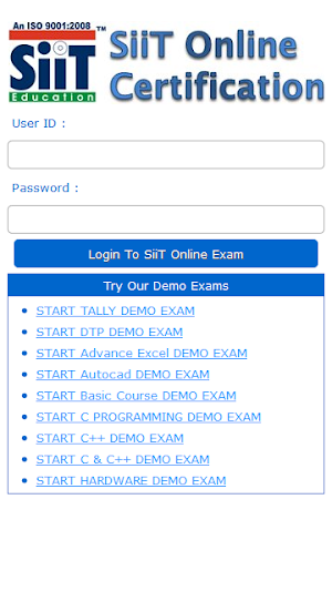 SiiT Exam Screenshot 0