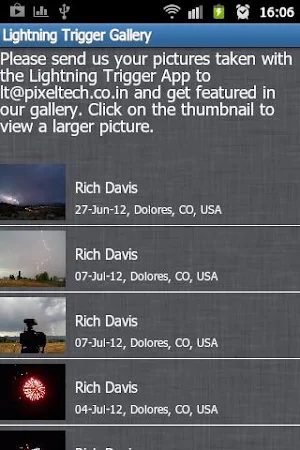 Lightning Trigger™ App Screenshot 3