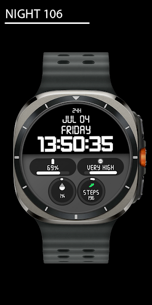Night 106 - watch face Screenshot 0