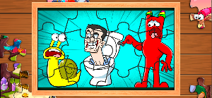 Toilet Monster Coloring Puzzle Screenshot 0