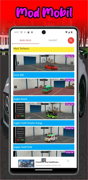 Mod Mobil Unik Bussid 2024 Screenshot 2