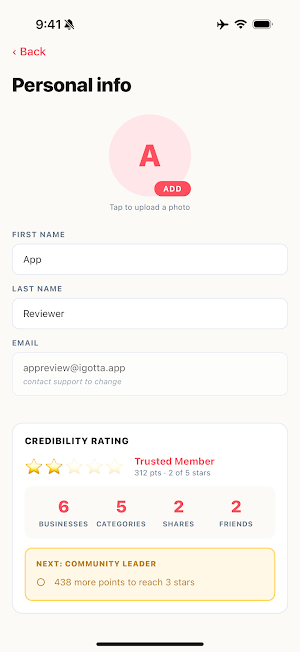 iGotta...Local Recommendations Screenshot 3