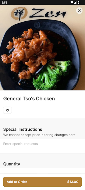 Zen Asian Bistro TX Screenshot 3