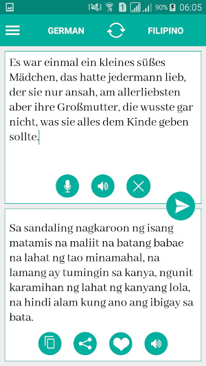 Filipino German Translator Screenshot 0