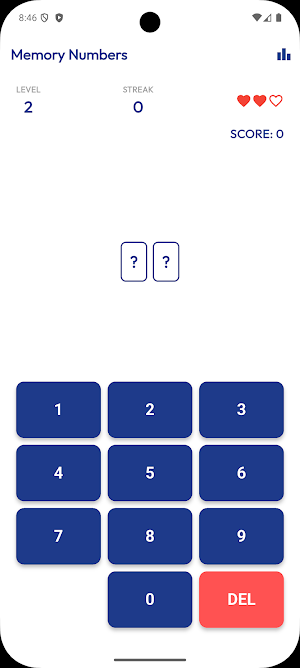 Memory Number Sequence screenshot 2