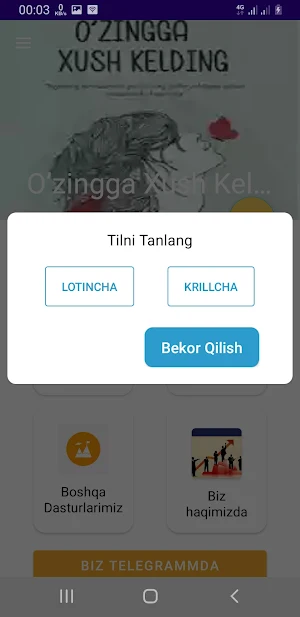 O'zingga Xush Kelding Screenshot 3
