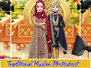 Kashmiri-Indian Hijab Girl Wedding & Dressup Salon Screenshot 3