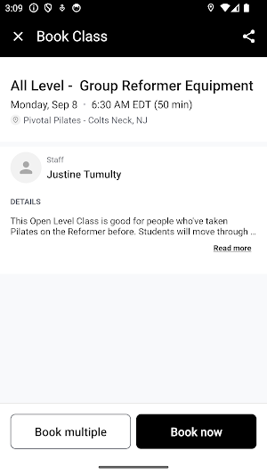 Pivotal Pilates Screenshot 2