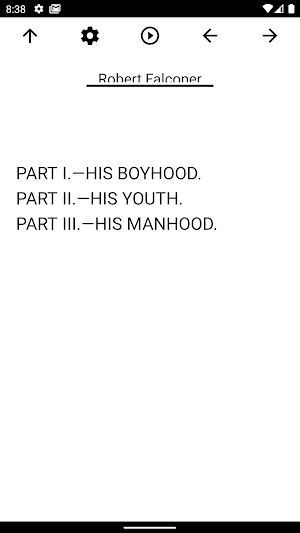 Book, Robert Falconer Screenshot 0