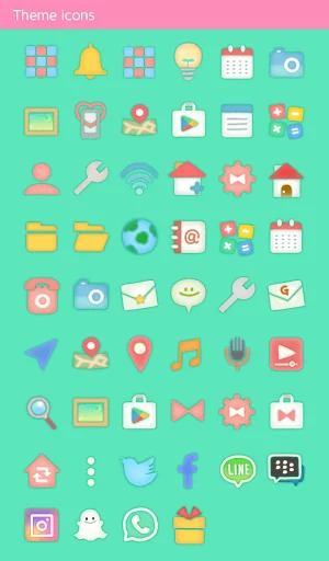 Fairy-tale Wallpaper Pastel Green Sky Theme Screenshot 3