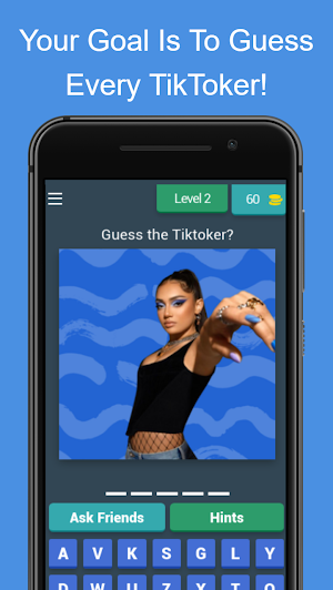 Guess the Tiktokers | Fun Quiz Screenshot 2