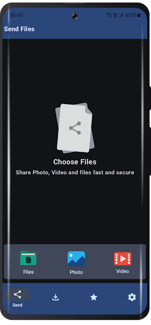 Leap Share PC File Sharing App Screenshot 0