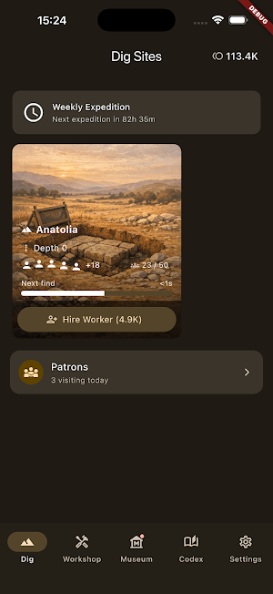 Idle Archaeologist Screenshot 0