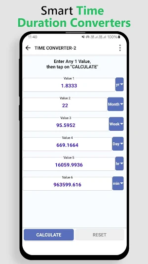 Time Duration Converter + Screenshot 1