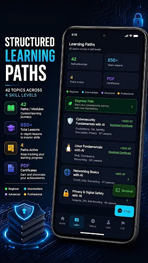 Cybersecurity Course Cyberlium Screenshot 1