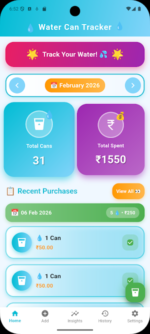 Water Can Tracker Screenshot 0