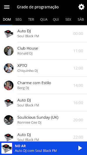 Web Rádio Soul Black FM. Screenshot 1