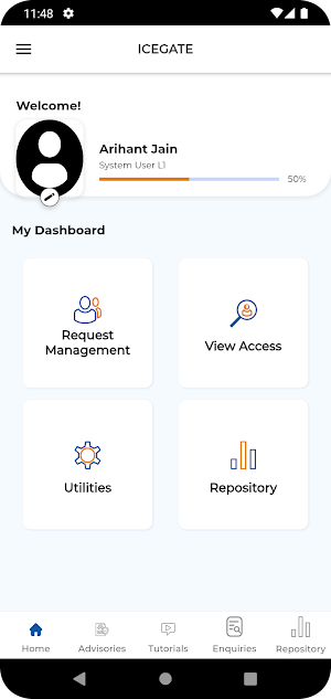 ICEGATE Admin Screenshot 3