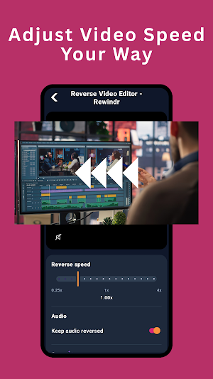 Reverse Video Editor - RewindR Screenshot 1