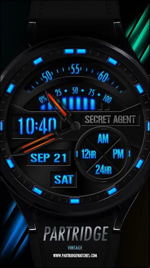 Secret Agent Watch Face V27 Screenshot 3