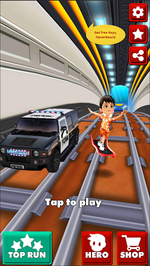 Subway Runner Pro : Paris Screenshot 1