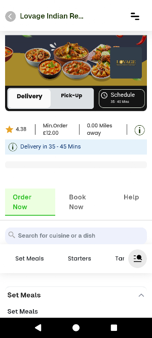 Lovage Indian Restaurant Screenshot 1