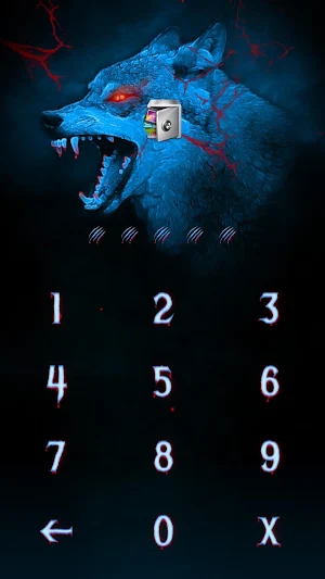 AppLock Live Theme Wolf Screenshot 1