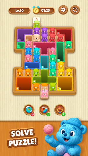 Bear Knit: Color puzzle Screenshot 1