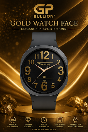 GP Bullion Gold Watch Face Screenshot 1