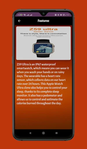 Z59 Ultra SmartWatch Guide Screenshot 2