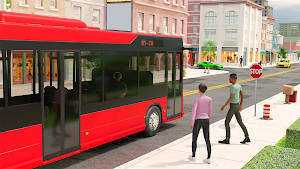 Coach driving Bus games 3D Screenshot 2