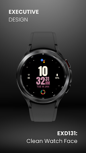 EXD131: Clean Watch Face Screenshot 1