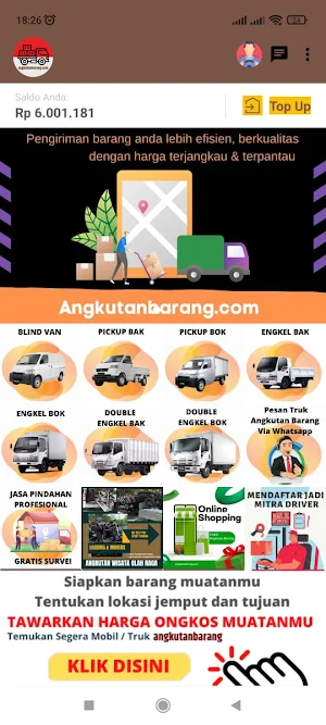 Angkutan Barang - Logistik Screenshot 0