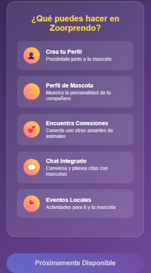 Zoorprendo Citas Screenshot 1