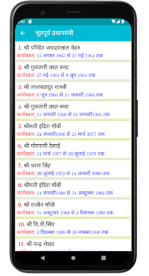 Indian Ministers Screenshot 2
