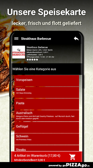 Steakhaus Barbecue Berlin Screenshot 3
