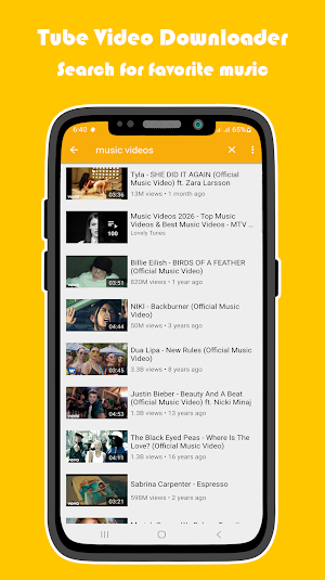 Tube Video Downloader MP4 MP3 Screenshot 1