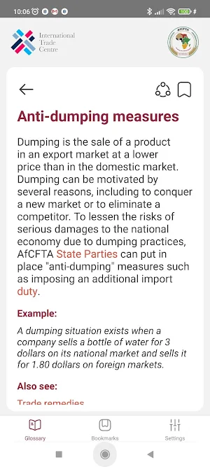 AfCFTA: A Glossary Screenshot 0