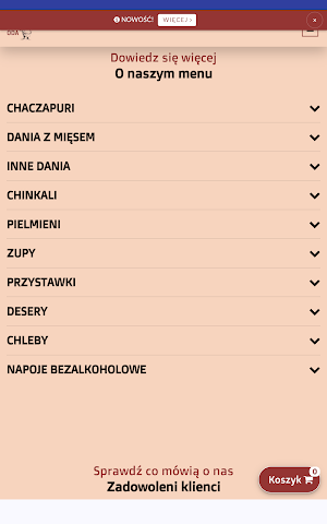 Kuchnia Gruzinska ODA Screenshot 2