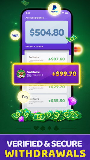 Solitaire for Cash:Win Cash Screenshot 2