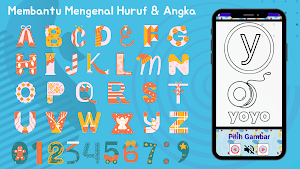 Mewarnai Huruf & Angka PAUD TK Screenshot 2