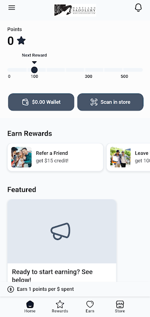 Maryland Saddlery Rewards Screenshot 1