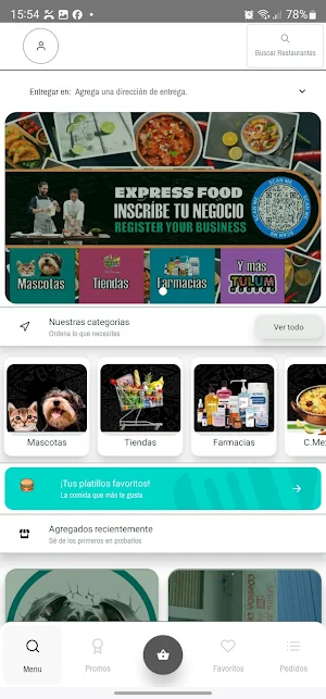 Express Food Screenshot 2